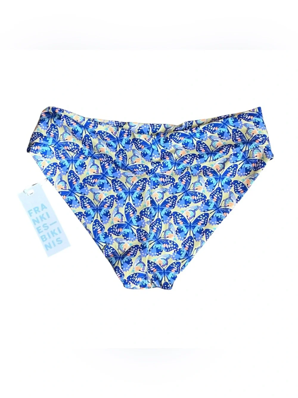 Frankie’s Bikinis Women’s Sz XS NWT Monarch Butterfly Cheeky Bikini Bottom Gavin